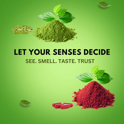 Superfood Fruits & Superfood Veggies Capsules – Antioxidant & Digestive Support Blend (120 Capsules Each)